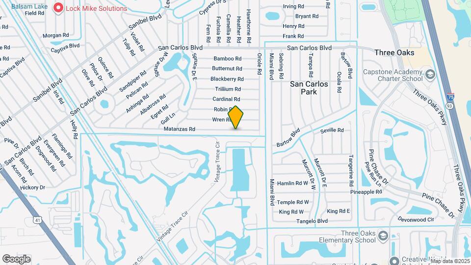 8402 Matanzas Rd Map and Location Details