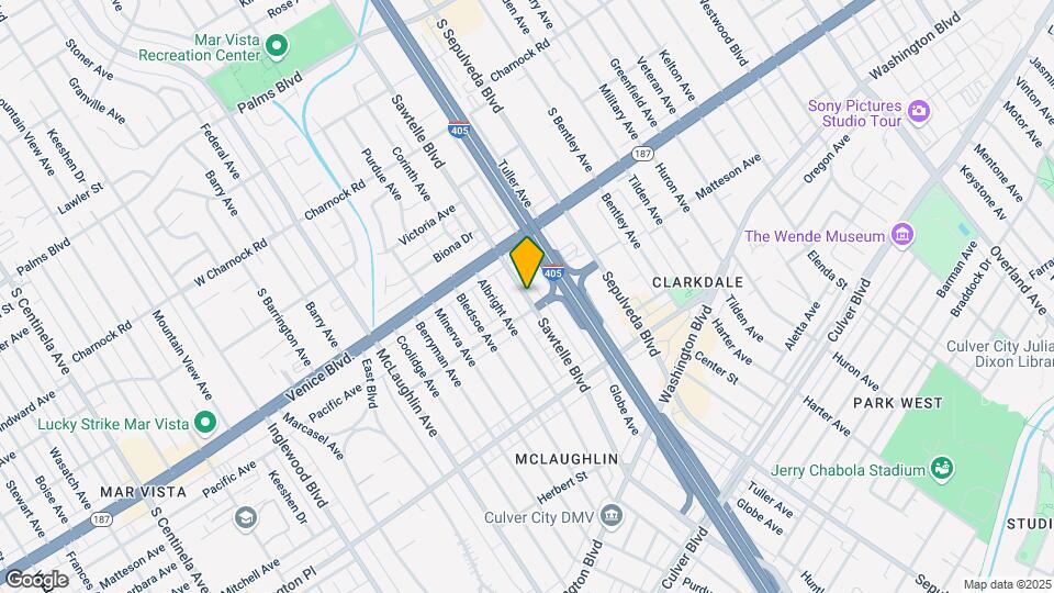 3856 Sawtelle Blvd Mapa y Detalles de la Ubicación