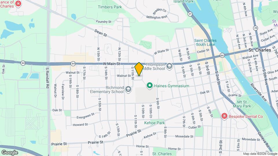 1010 Illinois St Map and Location Details