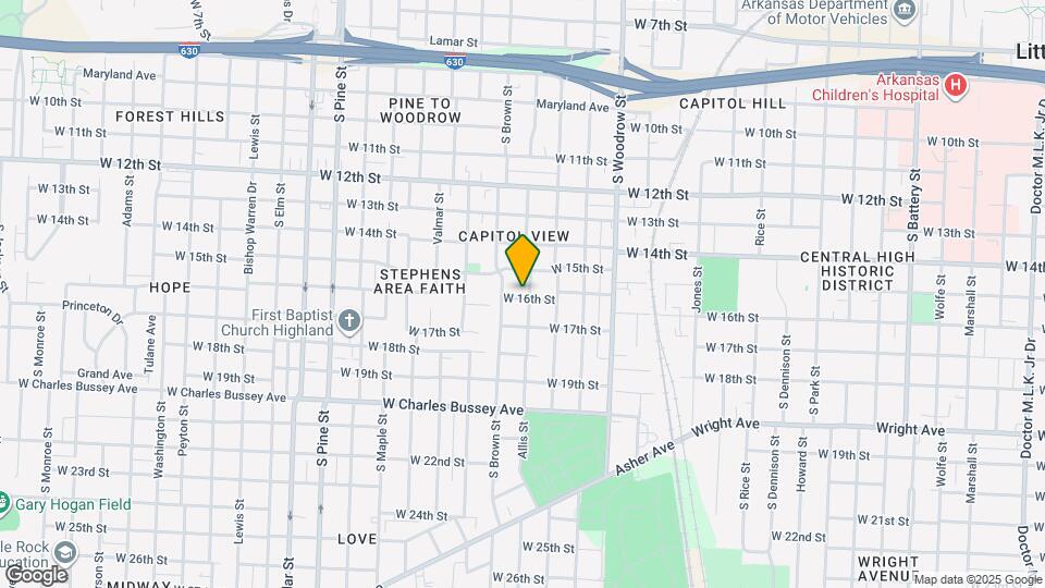 3204 W 16th St Map and Location Details