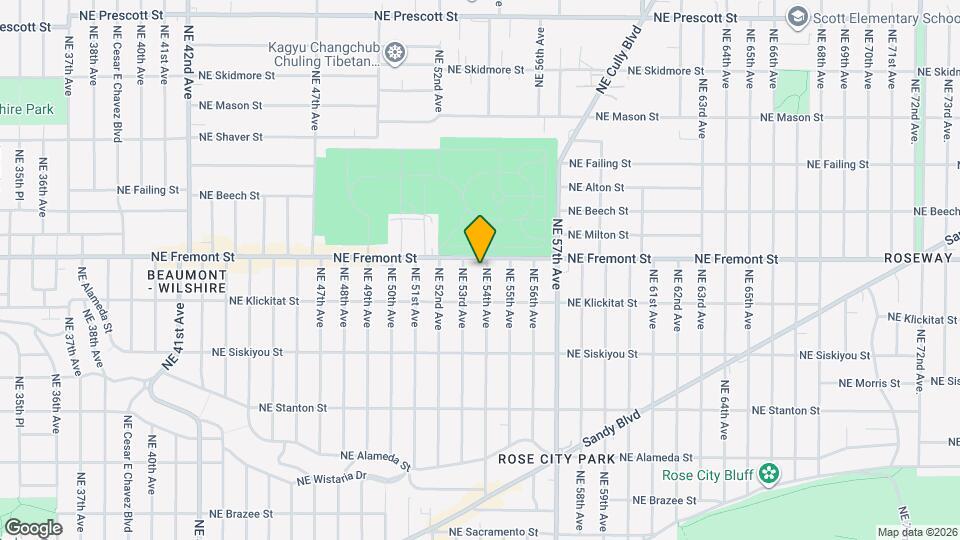 3423 NE 54th Ave Map and Location Details