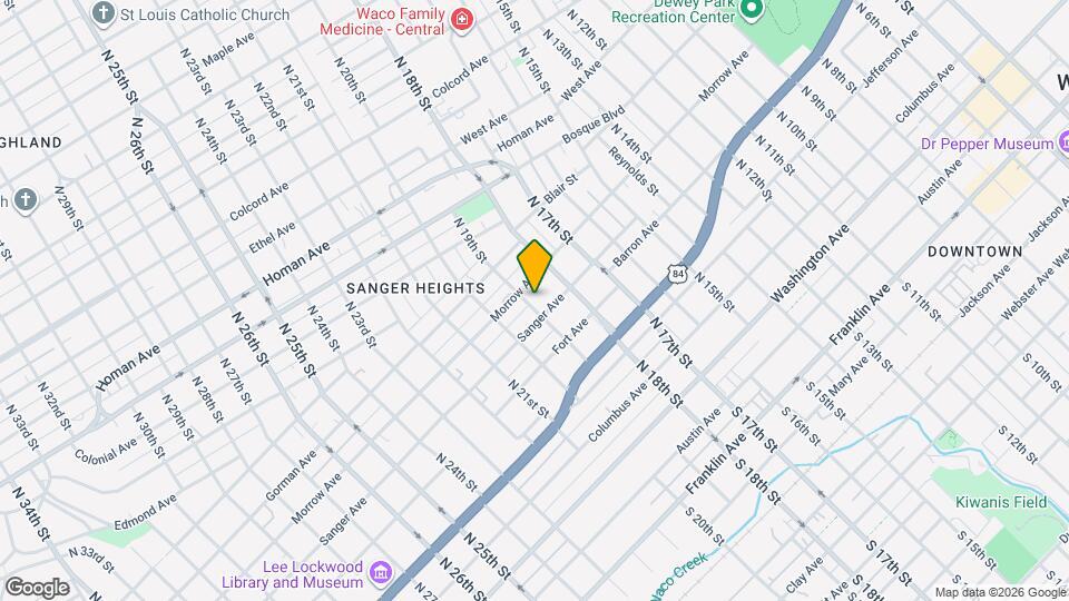 707 N 19th St Map and Location Details