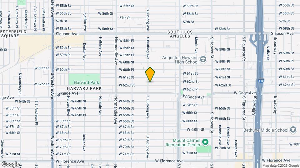 1147 W 62nd St Map and Location Details