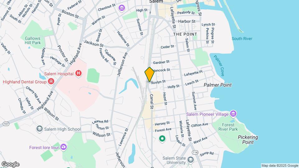 47 Roslyn St, Unit 1 Map and Location Details