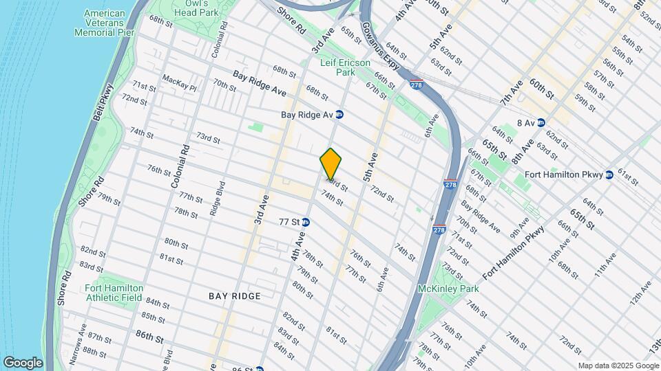 418 73rd St, Unit 1 Map and Location Details