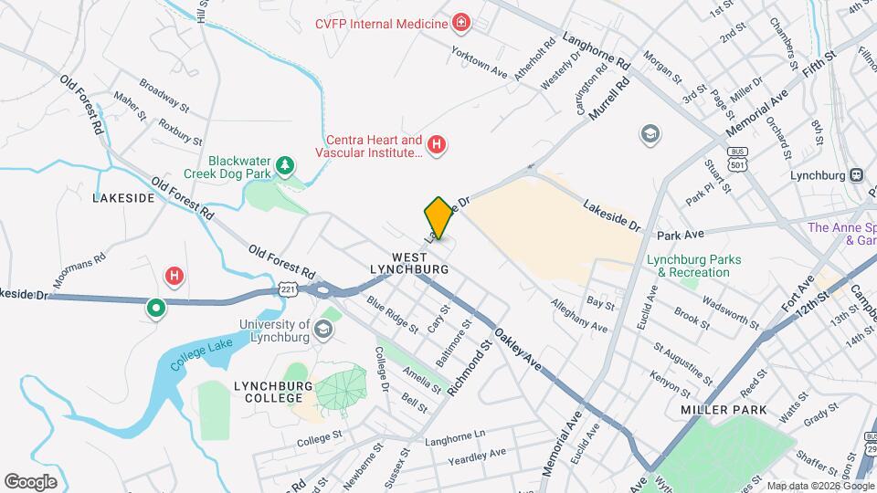 1000 Rockbridge Ave Mapa y Detalles de la Ubicación