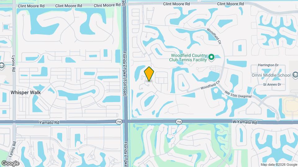 5705 NW 42nd Ct Map and Location Details