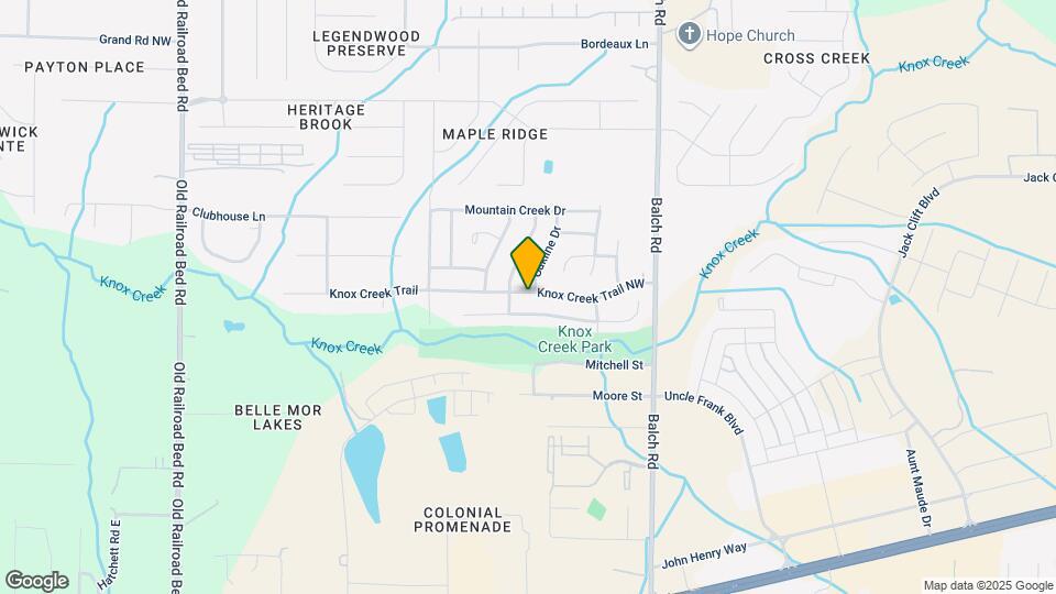 235 Knox Creek Trail NW Map and Location Details