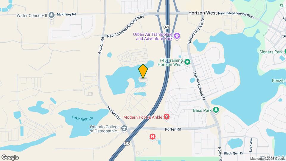 5135 Lake Hamlin Trail Map and Location Details