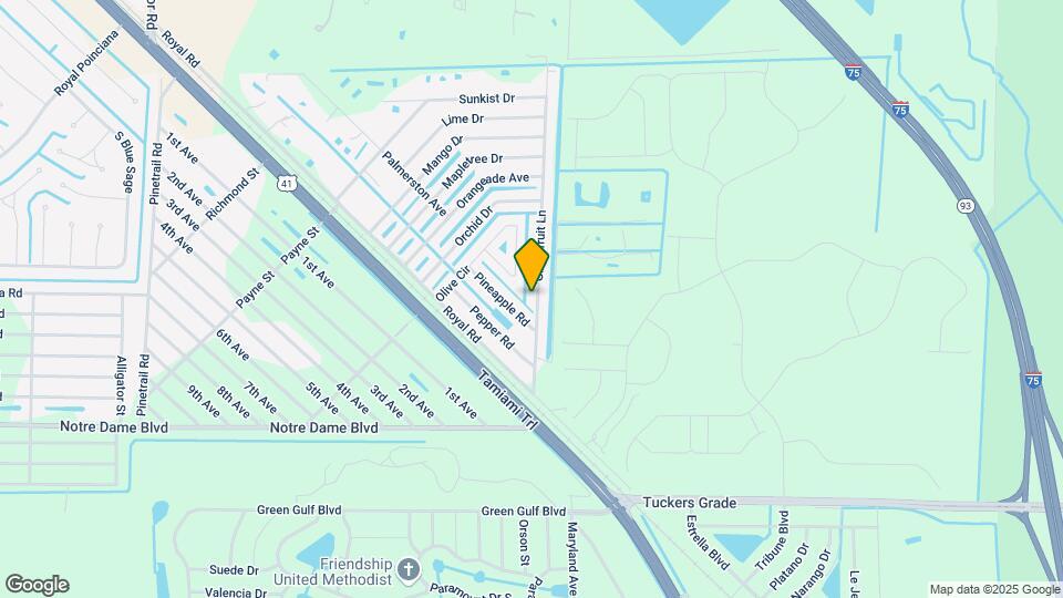 11291 Grapefruit Ln Map and Location Details