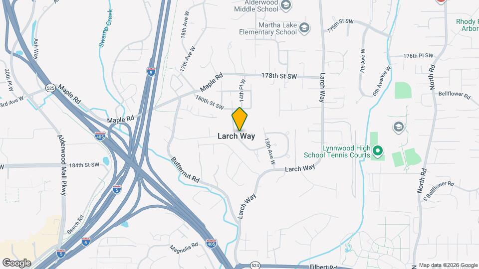 18105 15th Ave W Map and Location Details