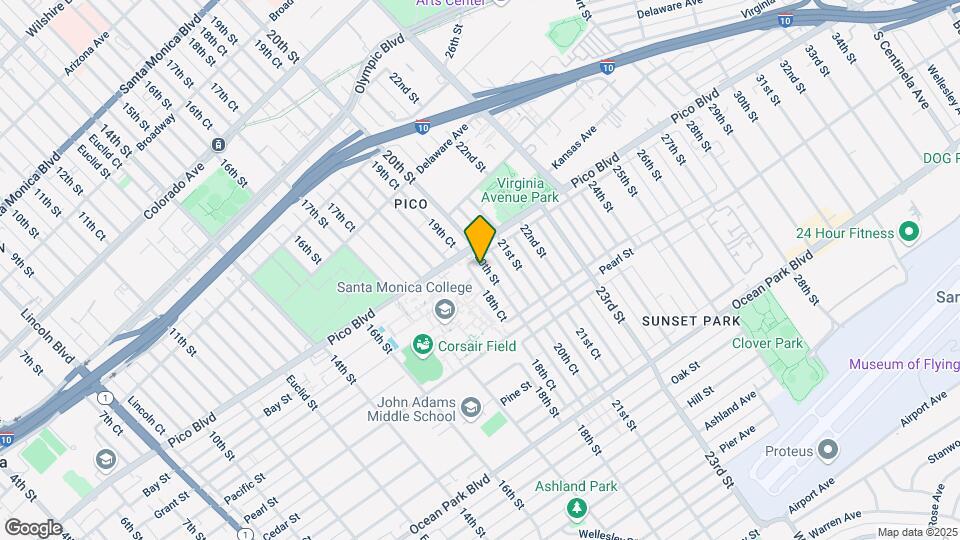 2128 20th St Mapa y Detalles de la Ubicación