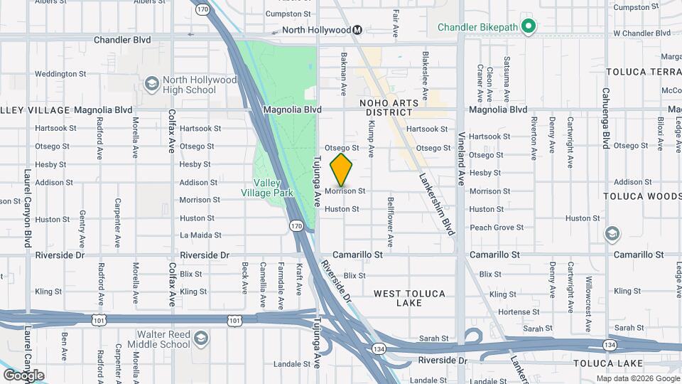 11311 Morrison Apartments Map and Location Details
