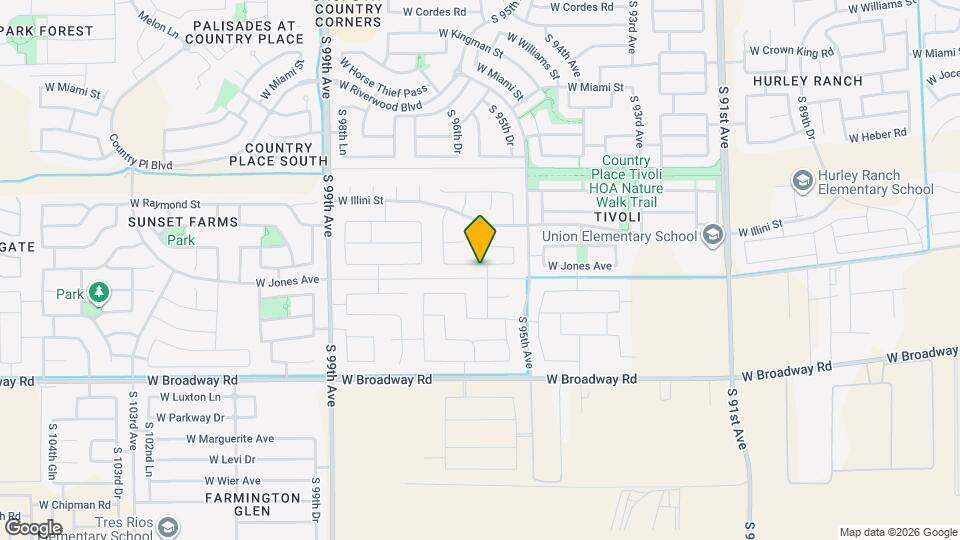 9553 W Agora Ln Map and Location Details