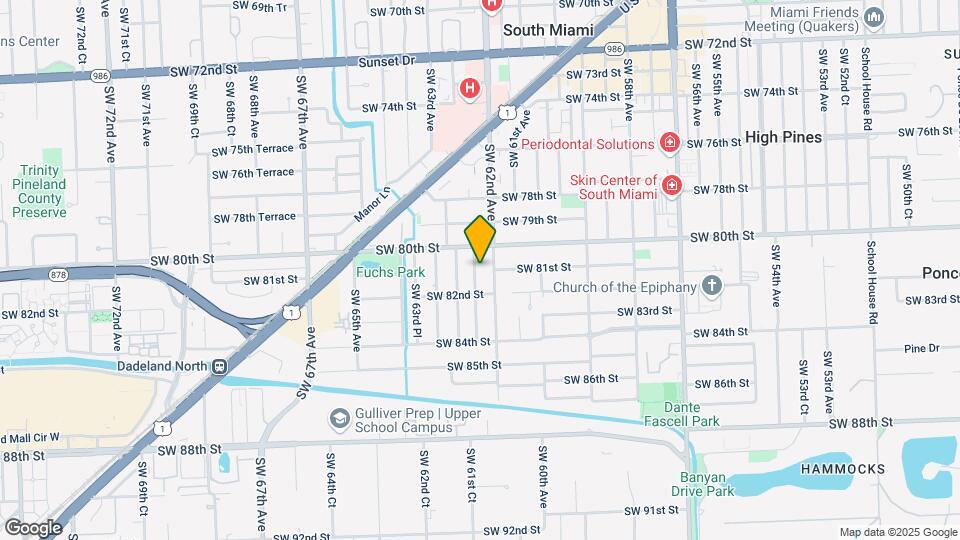8045 SW 62nd Ct Map and Location Details