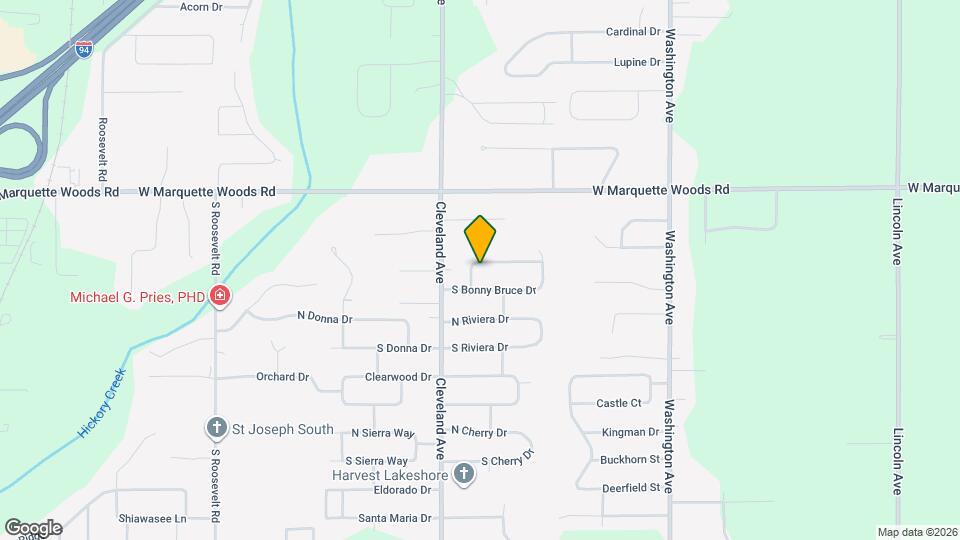 1634 N Bonny Bruce Dr Map and Location Details