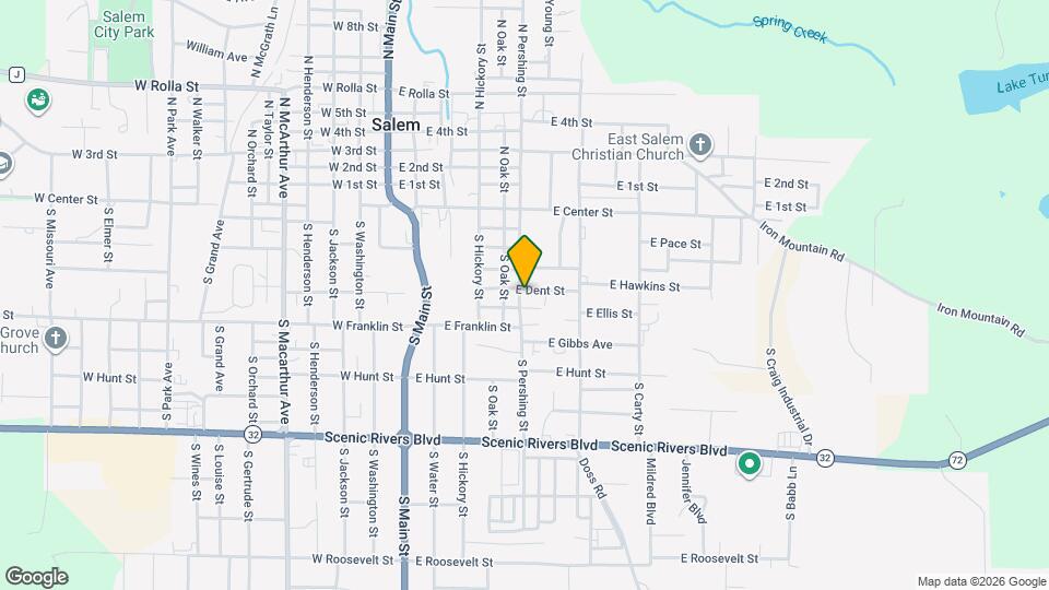 400 S Pershing St, Unit B Map and Location Details