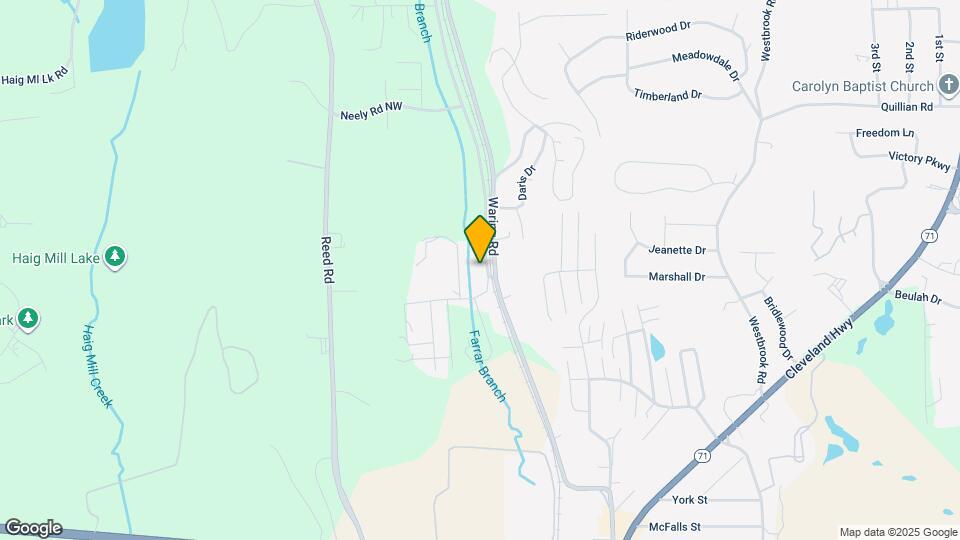 1821 Freeport Rd NW Map and Location Details