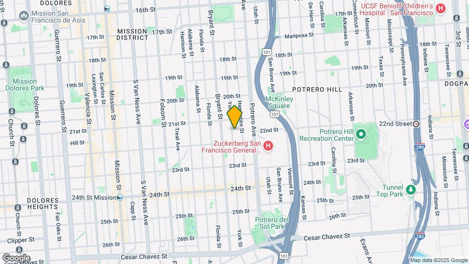 953 York St Map and Location Details