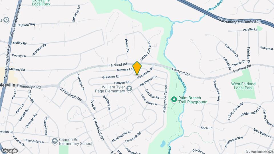 13416 Tamarack Rd Map and Location Details
