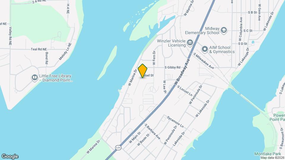 1705 W Bemis St Map and Location Details