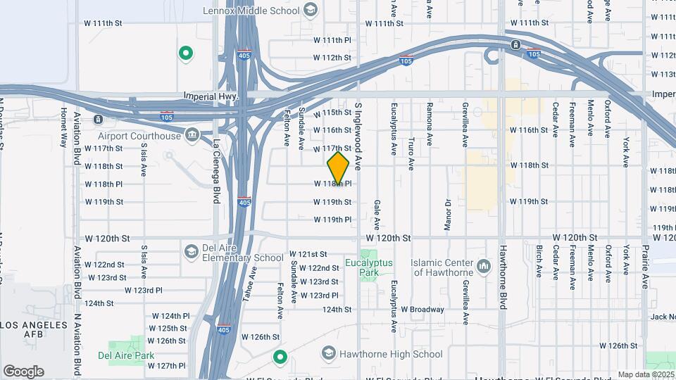 4834 W 118th Pl Mapa y Detalles de la Ubicación