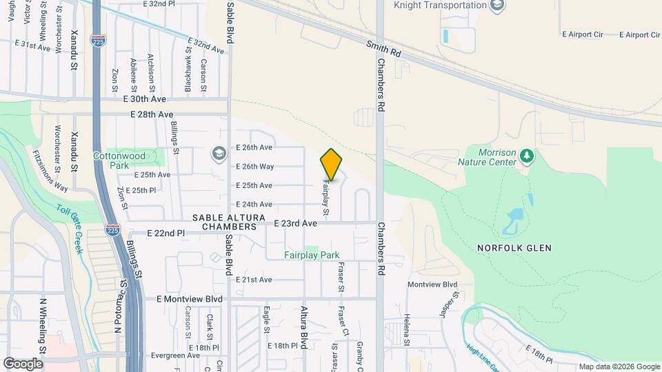 2496 Fairplay St Map and Location Details