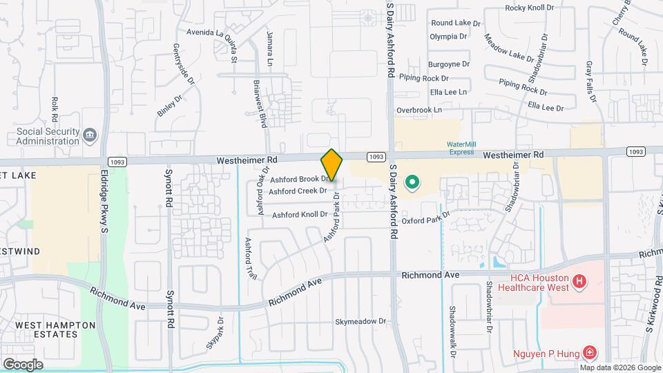 12702 Ashford Creek Dr Map and Location Details