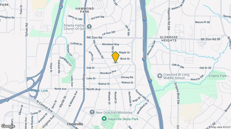 483 Oak Dr Map and Location Details