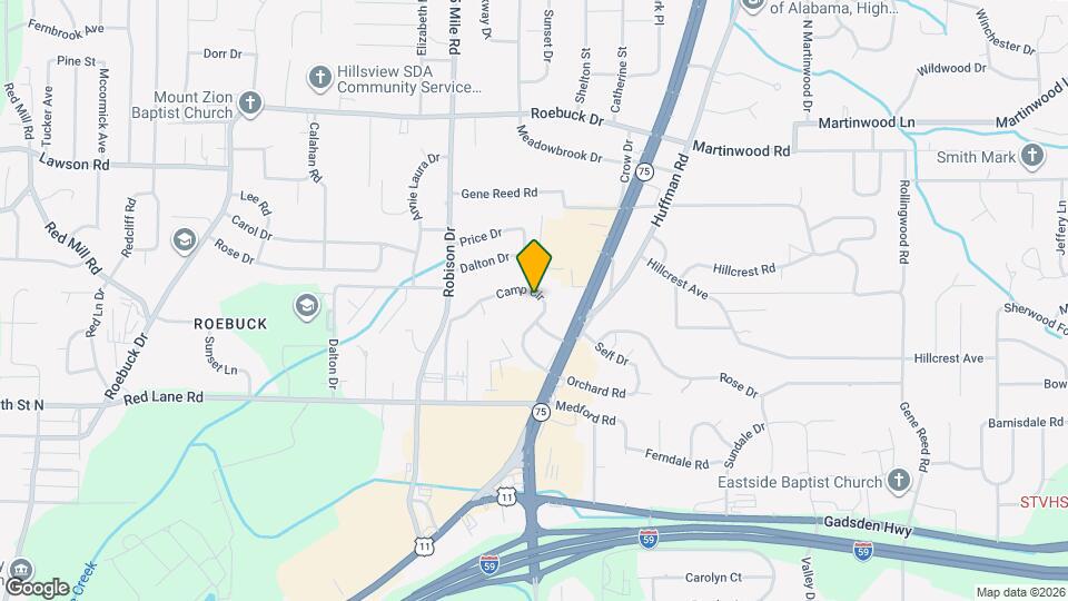 653 Camp Cir Map and Location Details