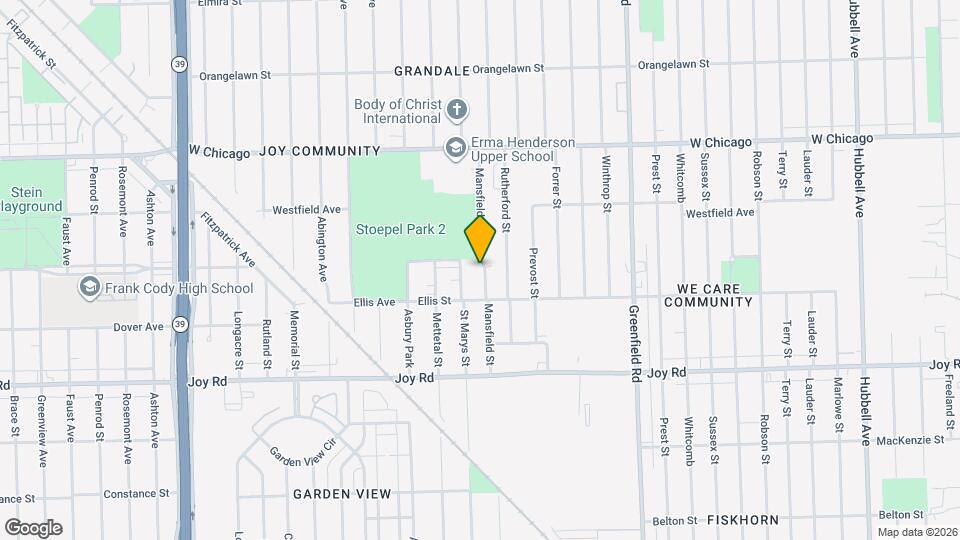 9151 Mansfield St Map and Location Details