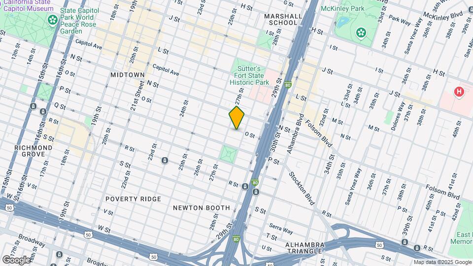 Midtown Garden Apartments Mapa y Detalles de la Ubicación