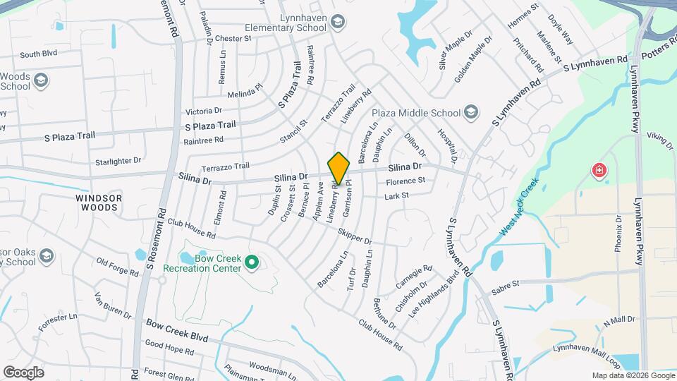 412 Lineberry Rd Map and Location Details