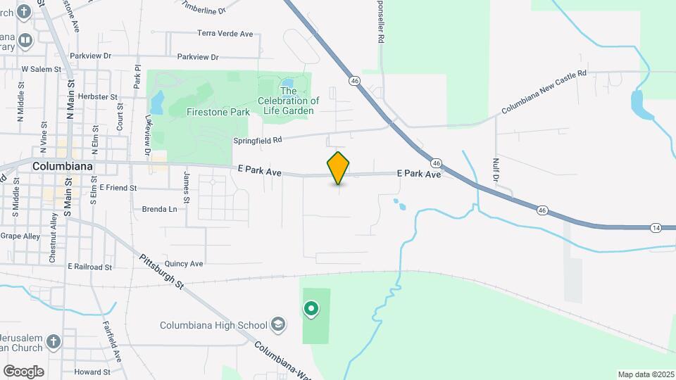 761 E Park Ave Map and Location Details