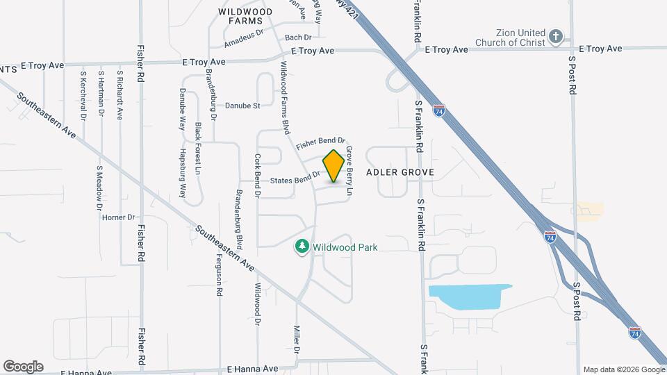 8107 Grove Berry Way Map and Location Details