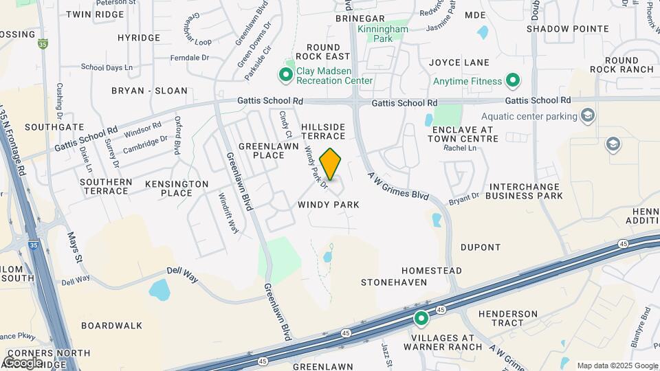 1917 Windy Park Dr Map and Location Details