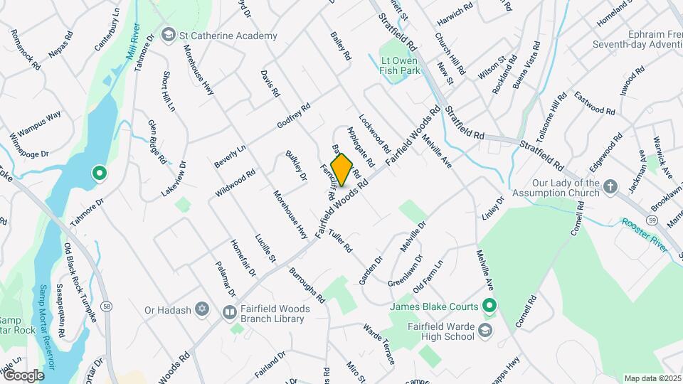 564 Fairfield Woods Rd Map and Location Details