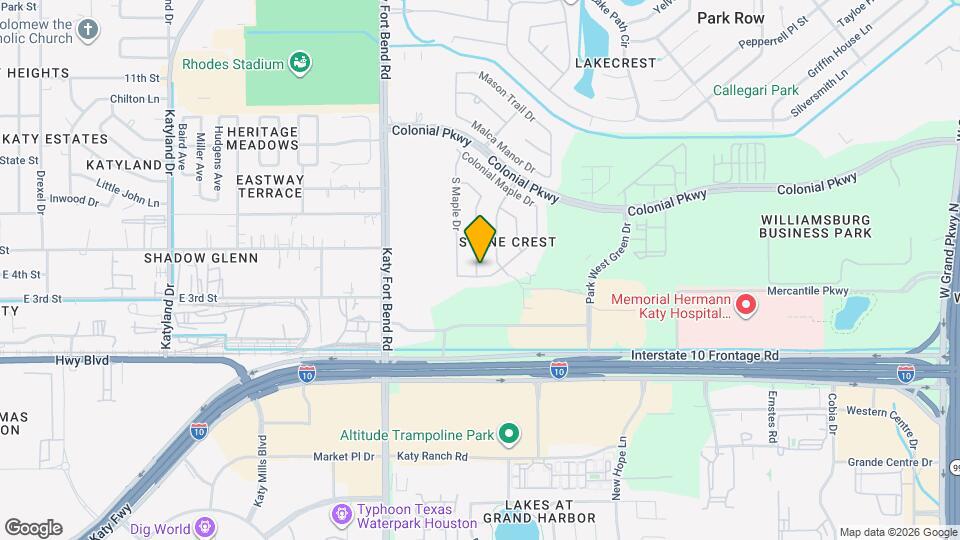 24726 Colonial Elm Dr Map and Location Details