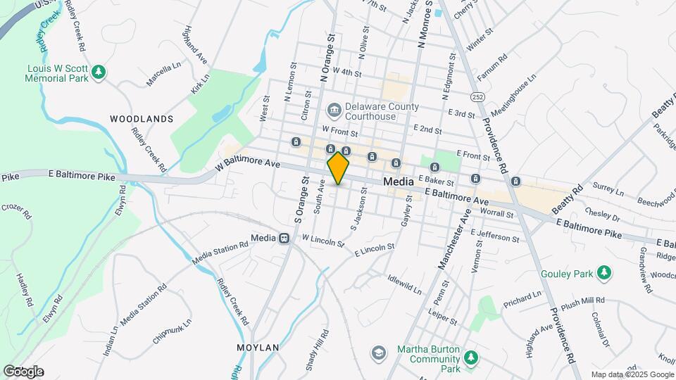 310 S Olive St, Unit 310 S Olive St Front Map and Location Details