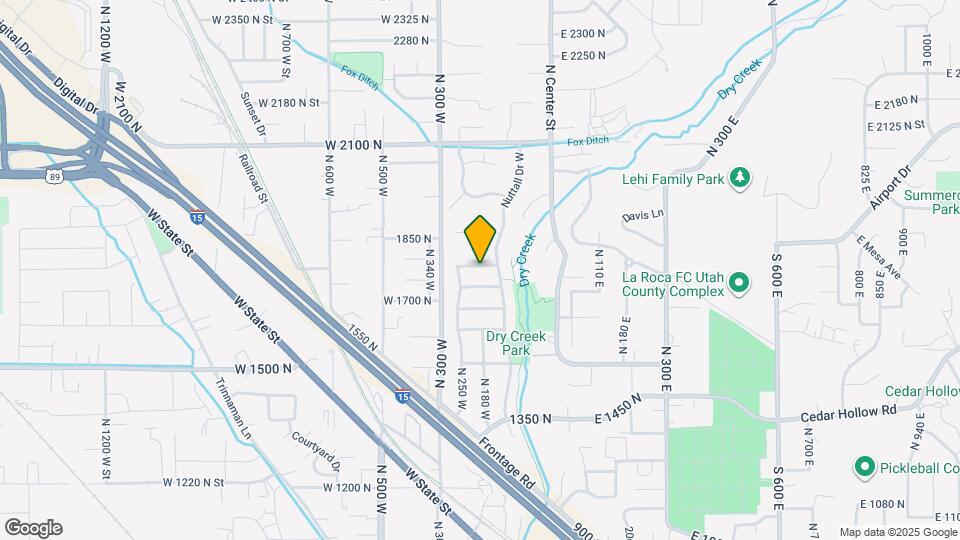 197 W 1750 N Map and Location Details