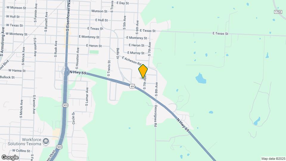 1425 S 7th Ave Map and Location Details