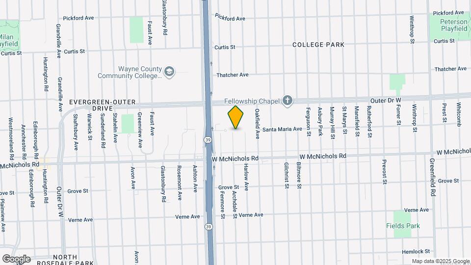 17214 Archdale St Map and Location Details