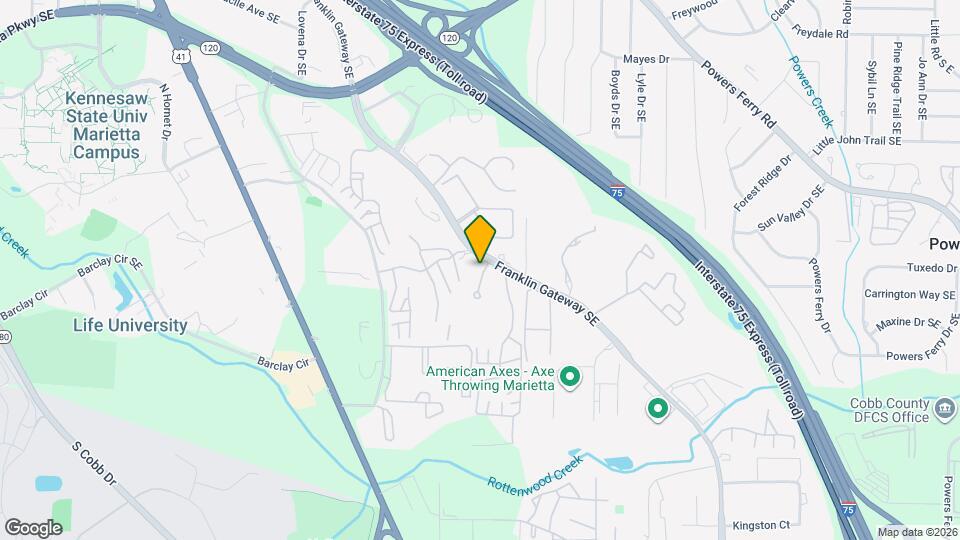 730 Franklin Dr SE Map and Location Details