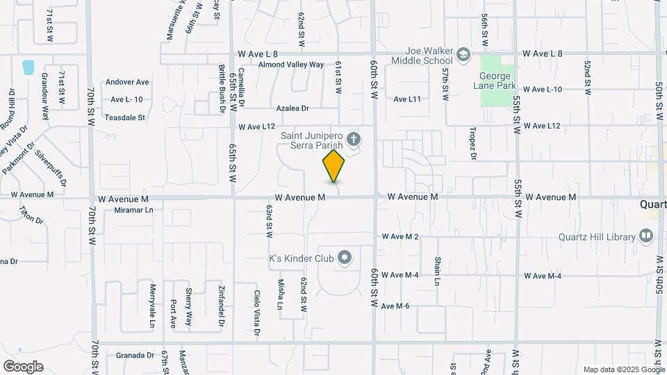 6106 Quail Way Map and Location Details