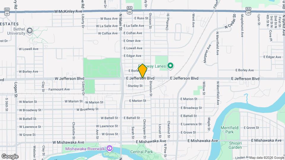 239 E Jefferson Blvd Map and Location Details