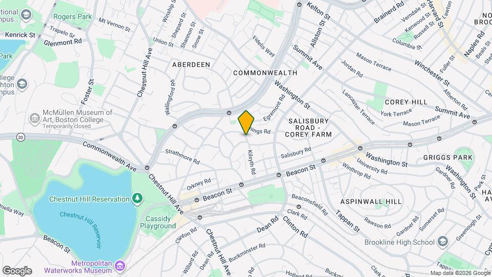 12 Kilsyth Rd Map and Location Details