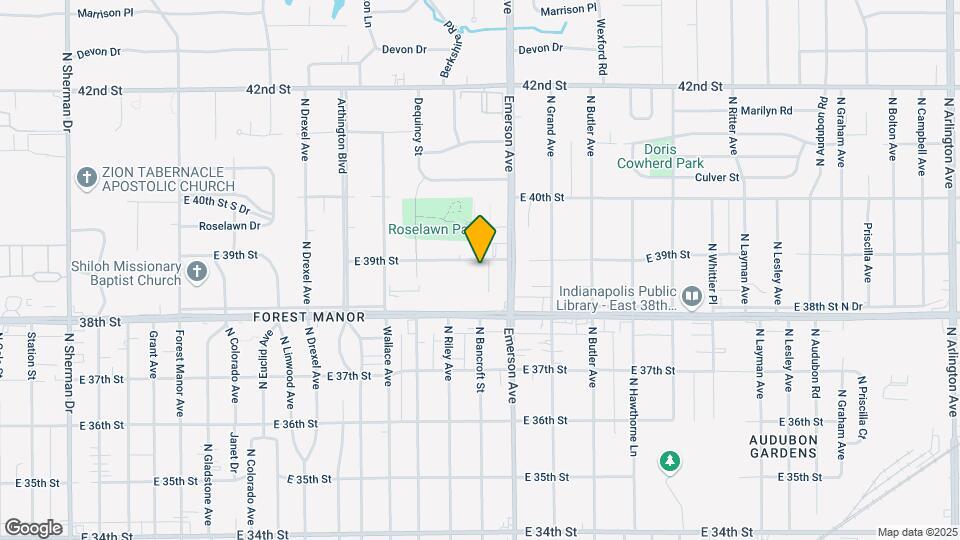 5035 E 39th St Map and Location Details