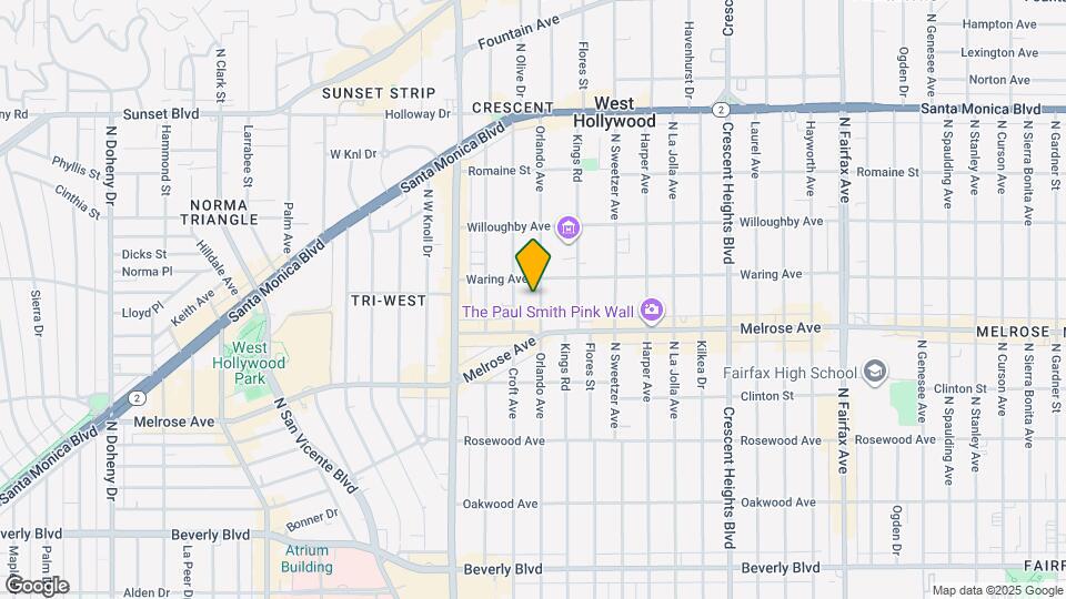 735 Orlando Ave Map and Location Details