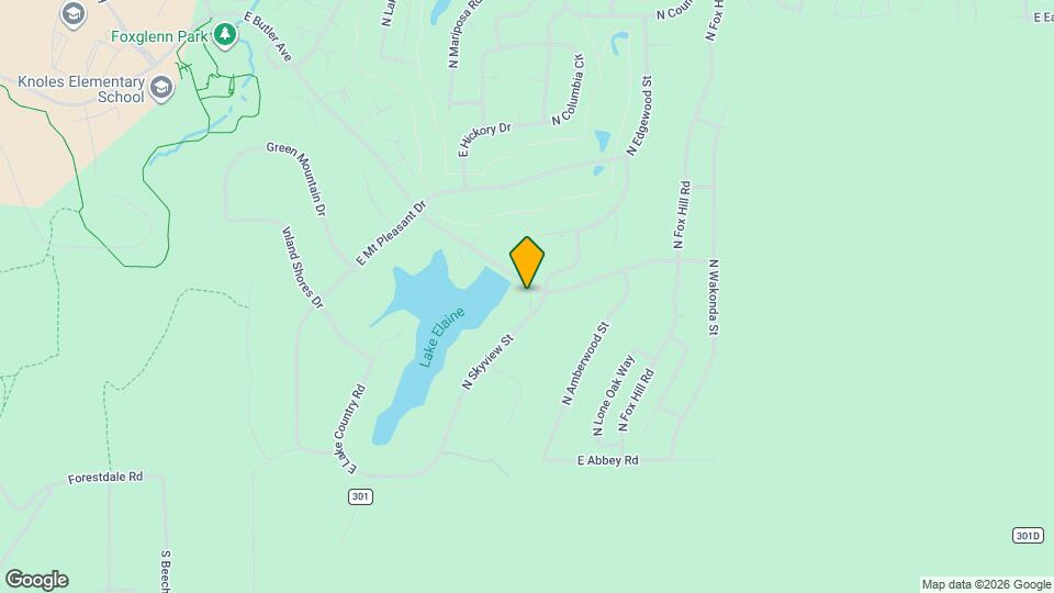 951 N Skyview St Map and Location Details