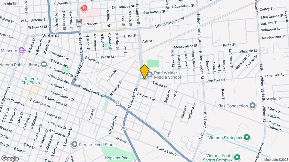 1509 E North St Map and Location Details